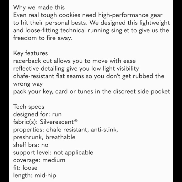 Lululemon Run: Silver Bullet Sleeveless Tech top - Picture 15 of 15